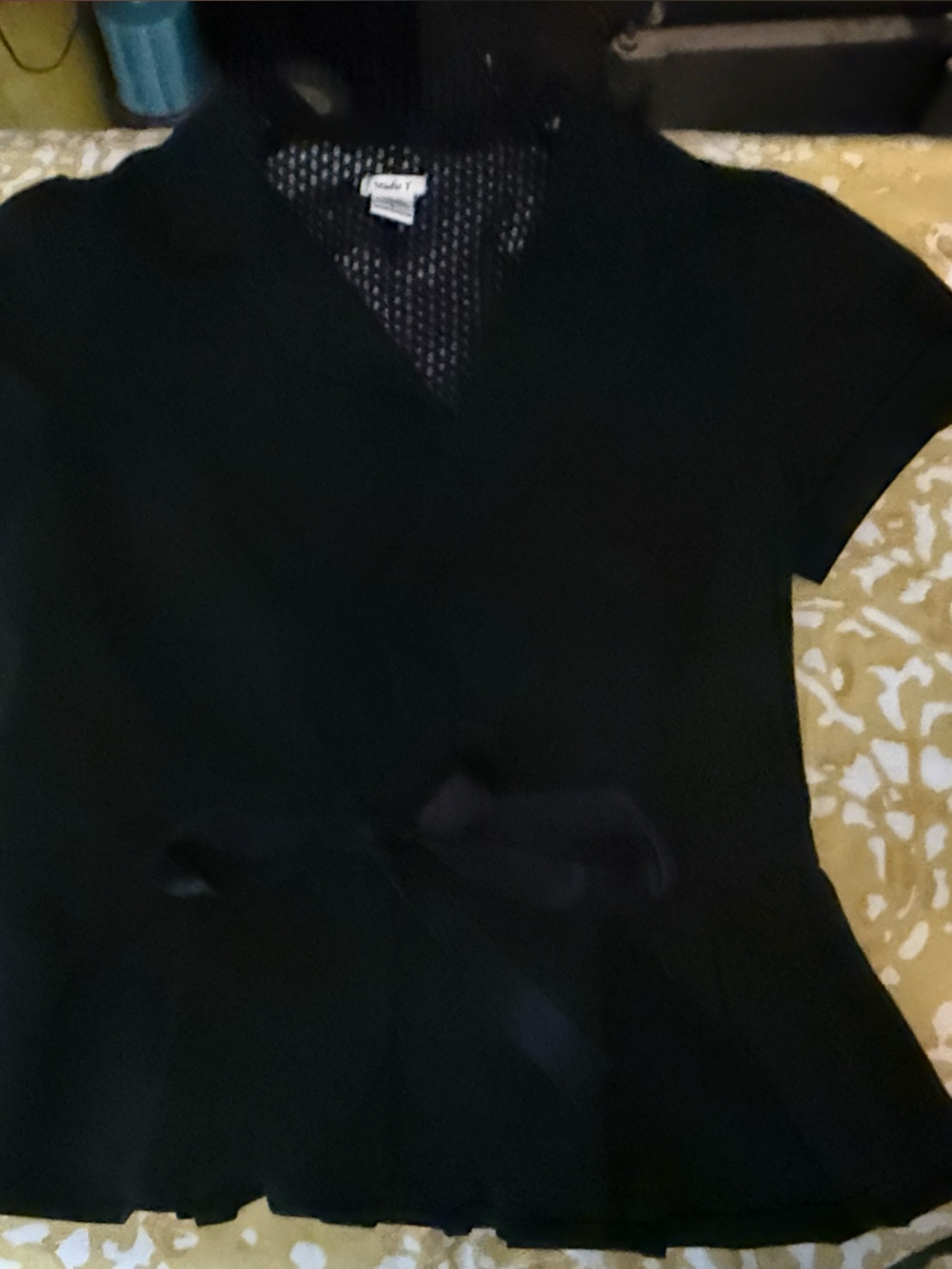 Studio Y Black Sleeveless Blazer